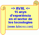 AVAL - 15 anys d-experiencia en el sector de les tecnologies
